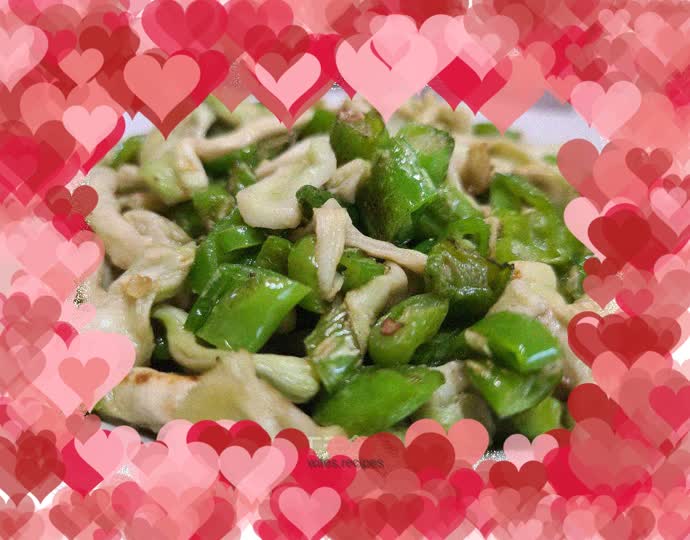 Stir-fried dried lettuce with pepper