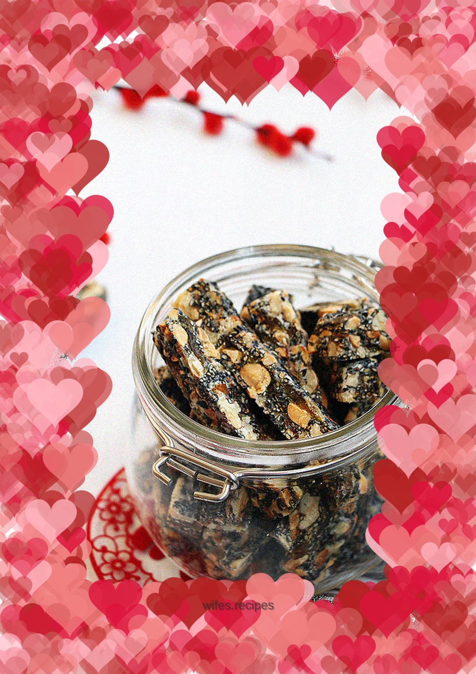 Walnut black sesame halva