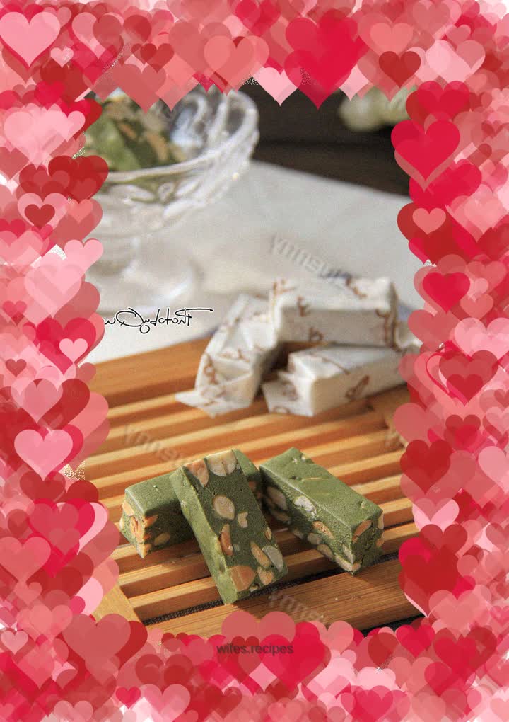 Matcha Peanut Nougat-Marshmallow Version