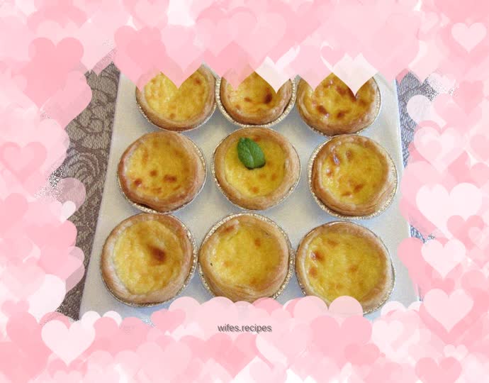 Portuguese egg tarts are easy to make