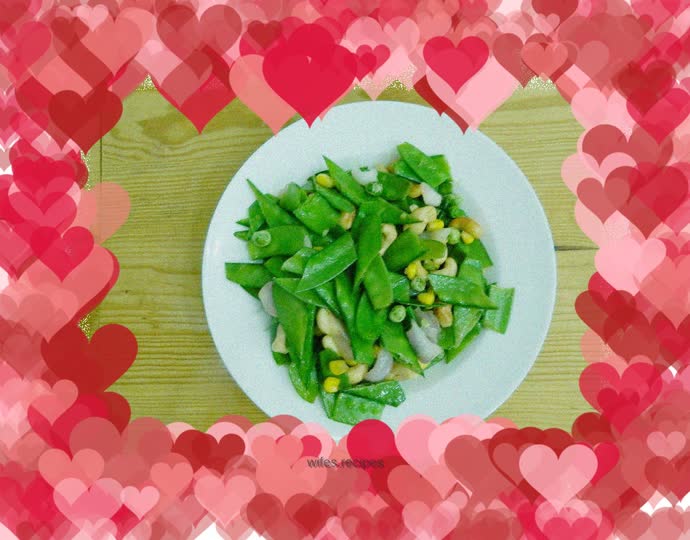 Stir-fried Garden Corn and Cashew Nuts