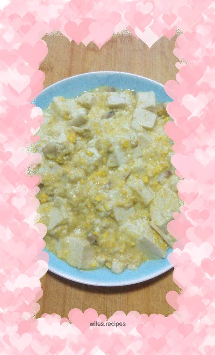 Jinsha Seashell Braised Tofu