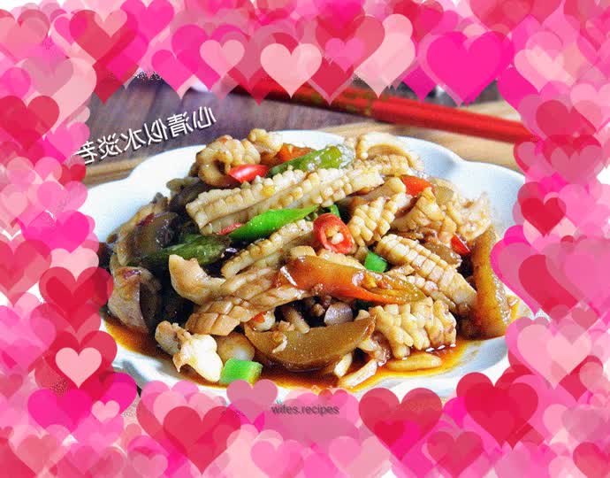 Hot and sour fried squid