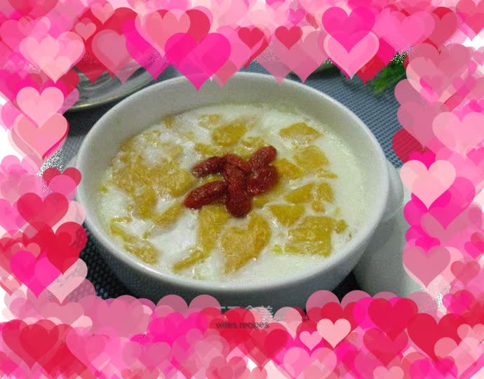 Milk stewed mango
