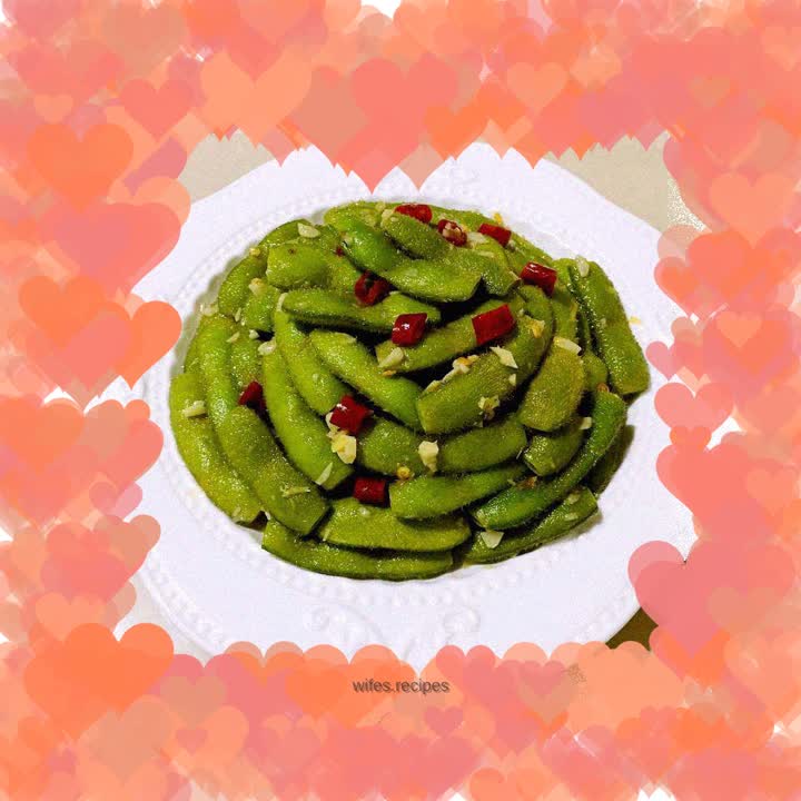 Garlic edamame