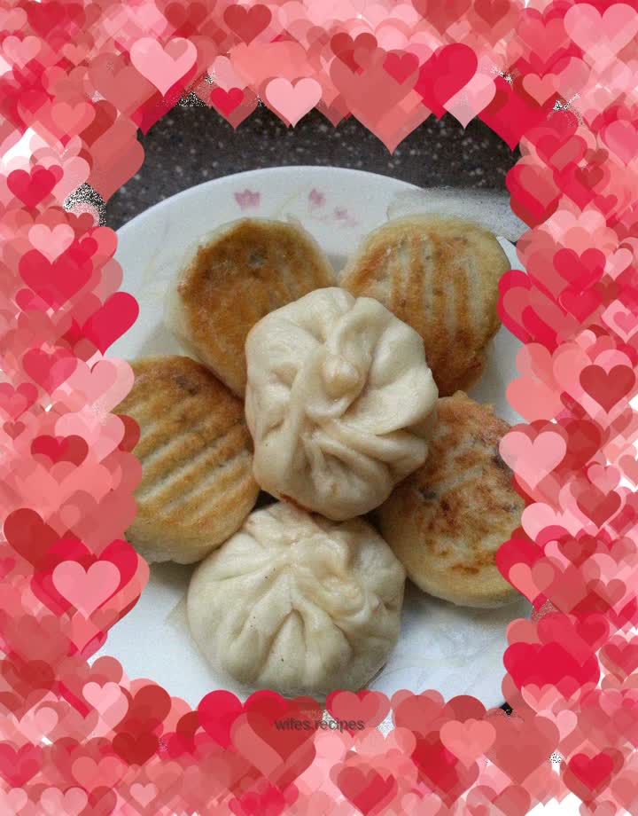 Spring seasonal leek stewed buns Gaomi famous delicacy Gaomi stewed buns