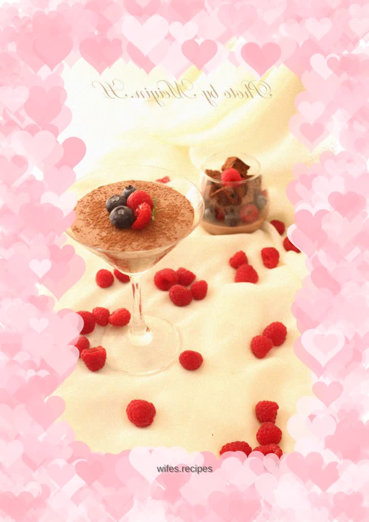 Melt in your mouth, rich chocolate - chocolate mousse