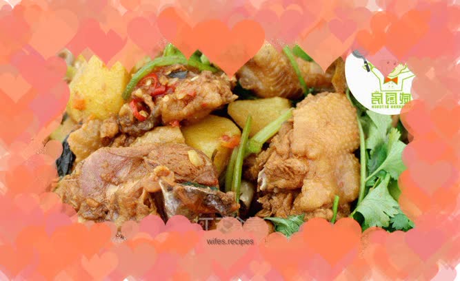 Farm-style big pot of braised chicken with potatoes--Wei Cooking