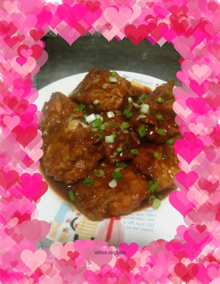 Sweet and sour hairtail fish