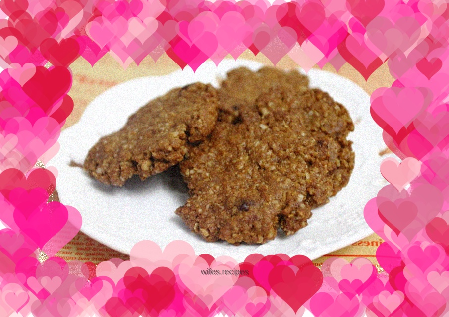 Healthy afternoon snack: Brown sugar oatmeal cookies