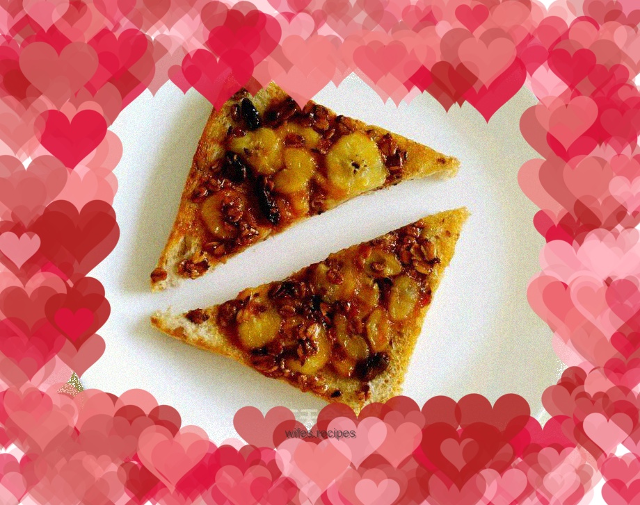 Caramel Oatmeal Fruit Toast