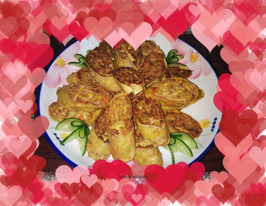 Pan-fried five-spice rolls