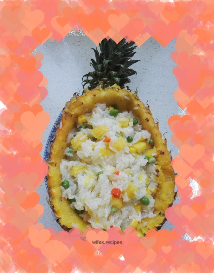 Sweet and sour pineapple rice