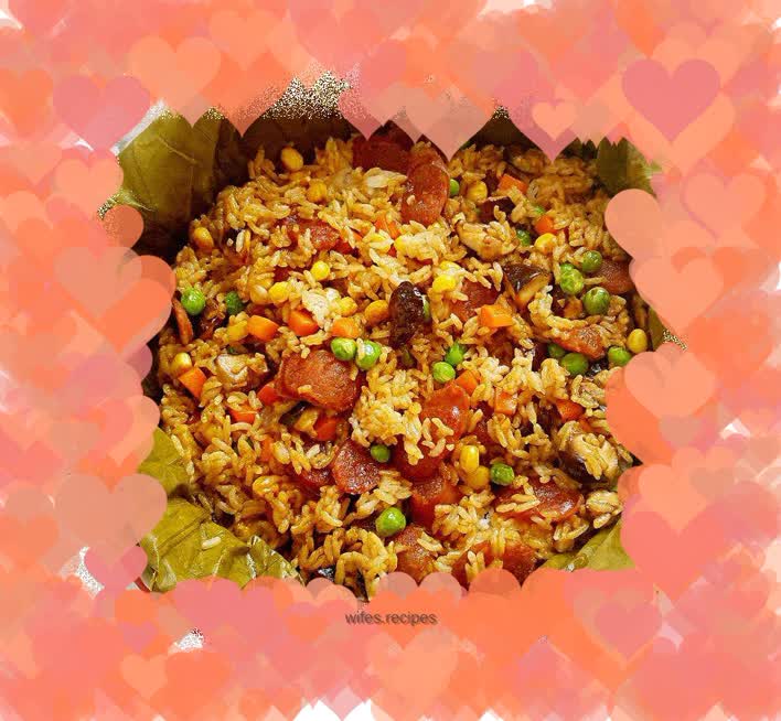 Lotus leaf rice