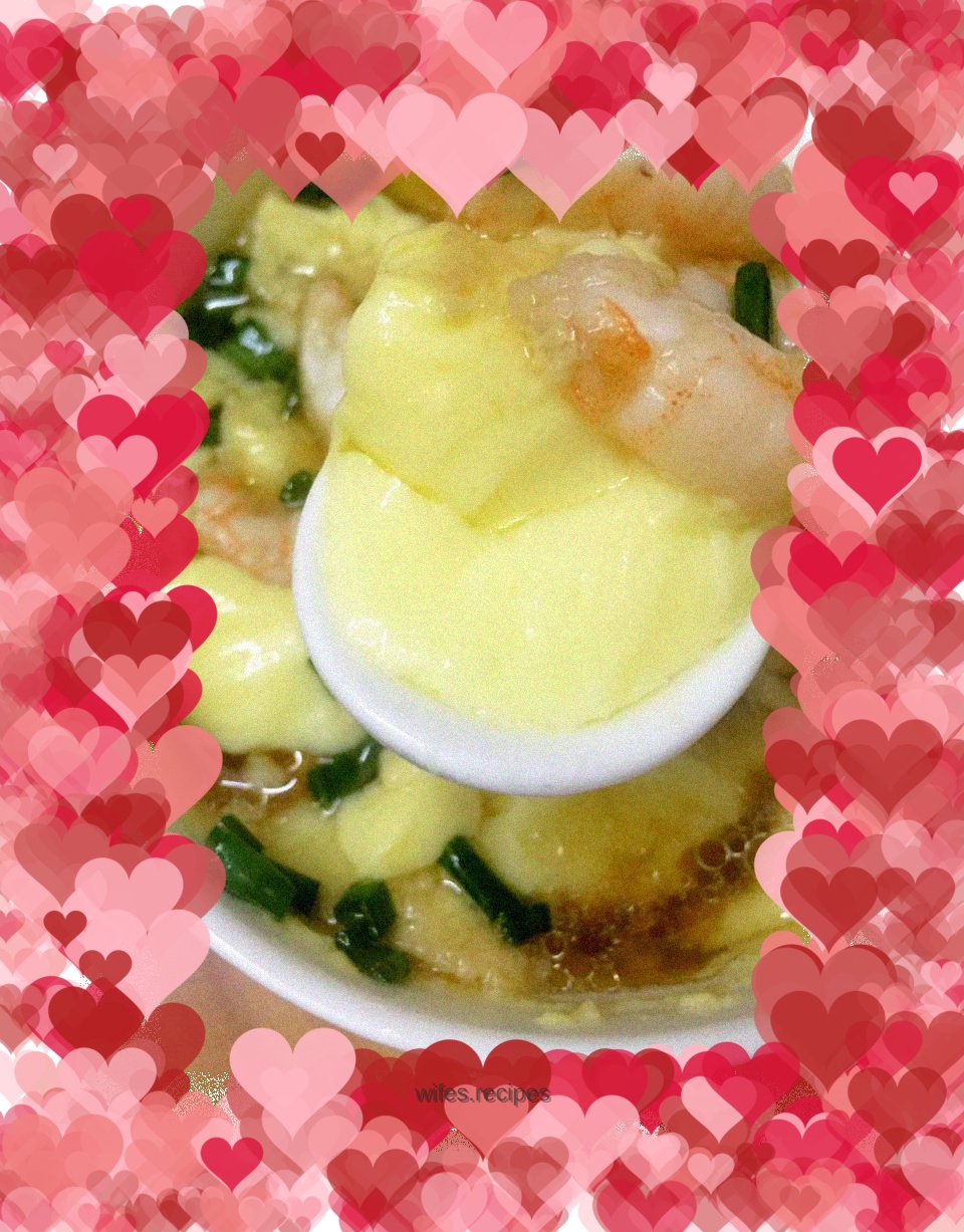 Steamed Egg with Shrimp