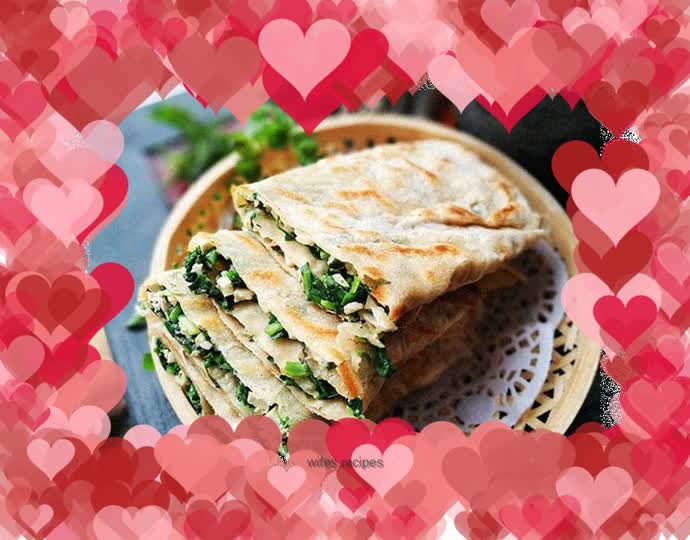 Tengzhou shepherd's purse, tofu and pancakes