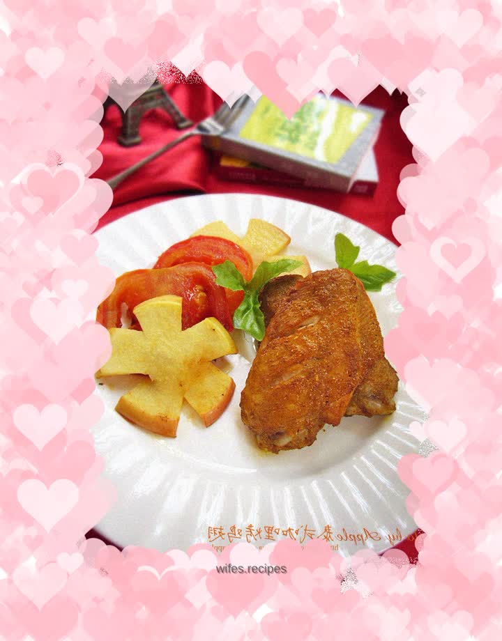 Thai style food—[Thai curry grilled chicken wings]