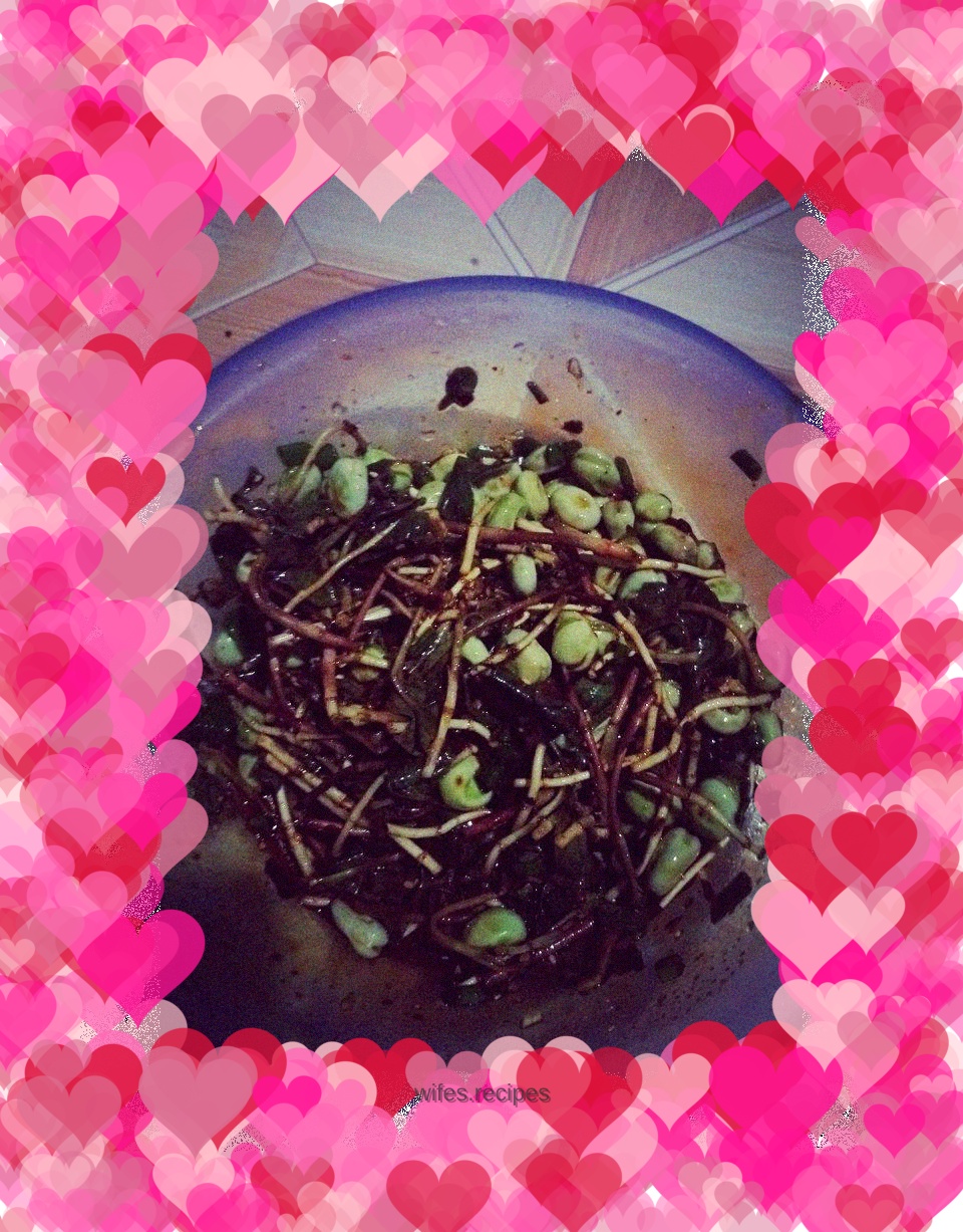 Zheergen mixed with beans