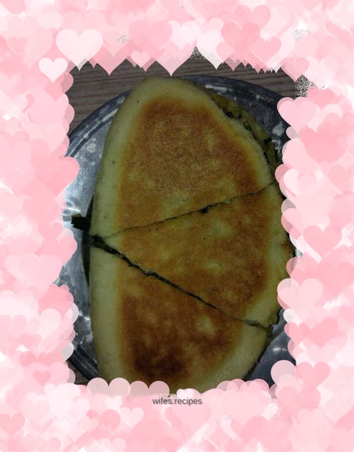 Chive egg pancake