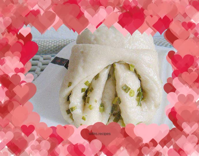 Pork trotter rolls with scallion oil