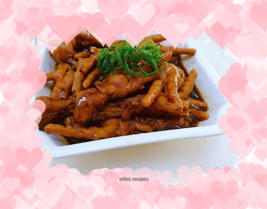 Beer Braised Chicken Feet