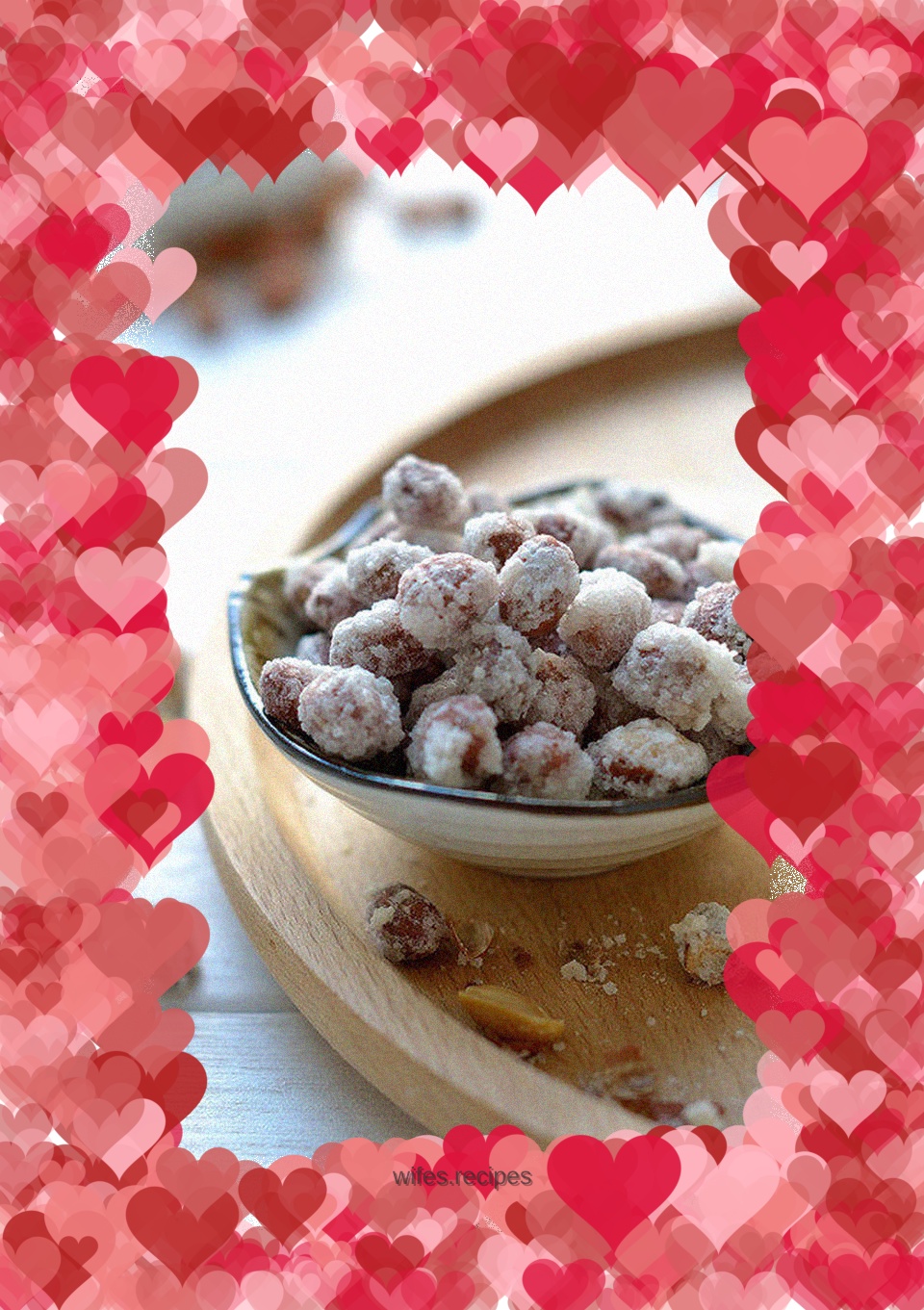 Easy to make and delicious frosted peanuts