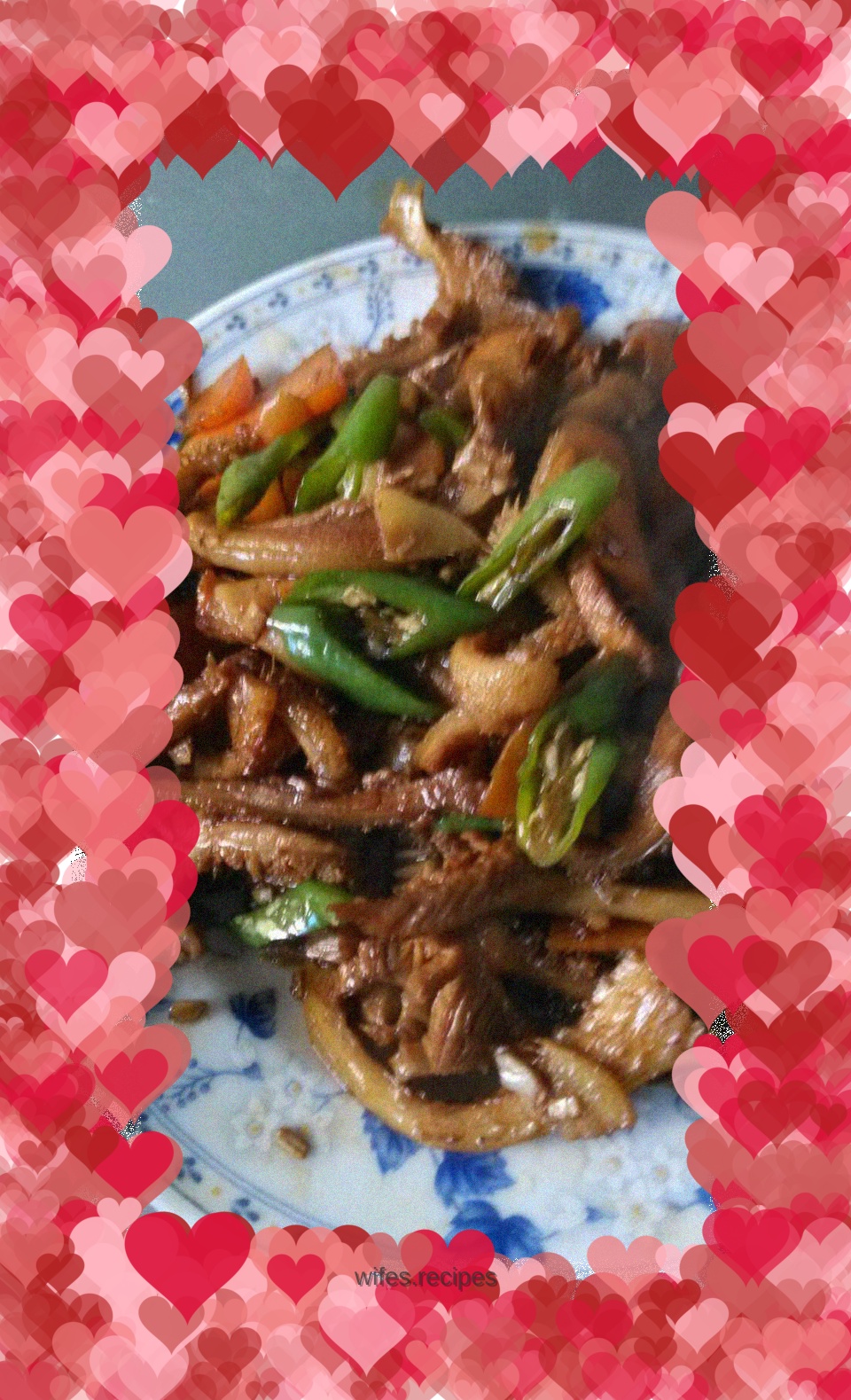 Stir-fried tripe with hot pepper
