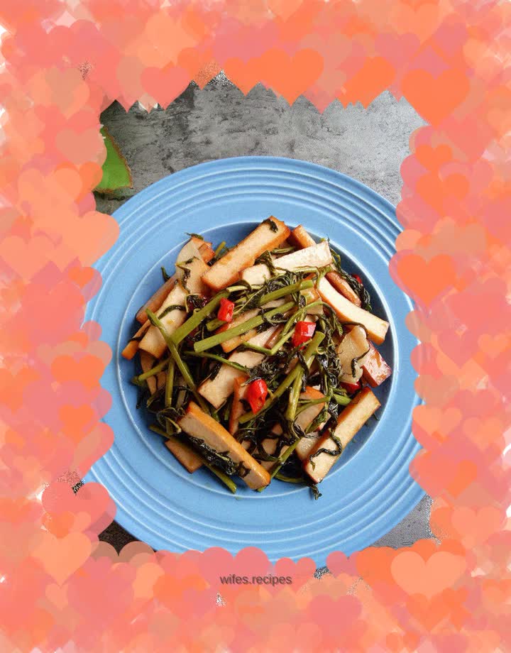 Stir-fried dried Chinese toon