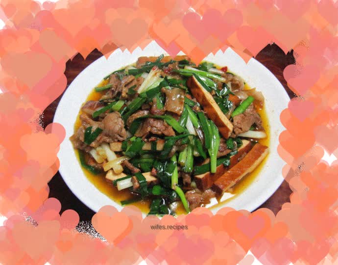 【Sichuan】Stir-fried Pork Slices with Dried Chives and Spicy Dried Pork