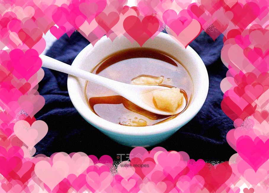 White potato and brown sugar water