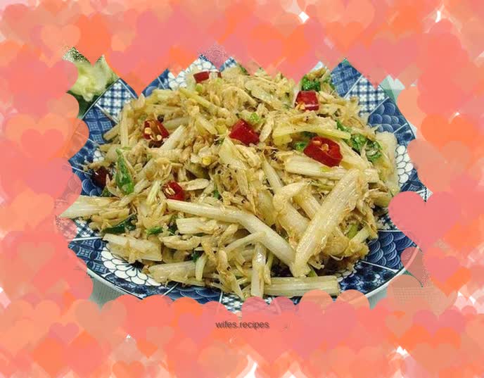 Calcium-supplementing home-cooked side dish—fried dried shrimps with celery