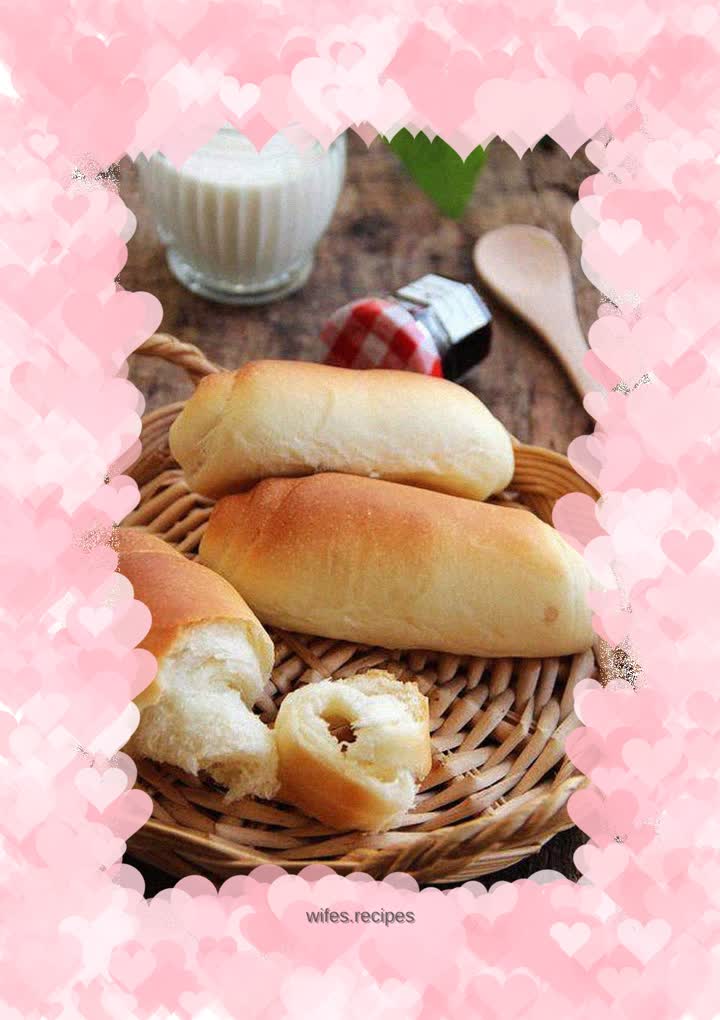 Soft texture and rich milky aroma---butter rolls