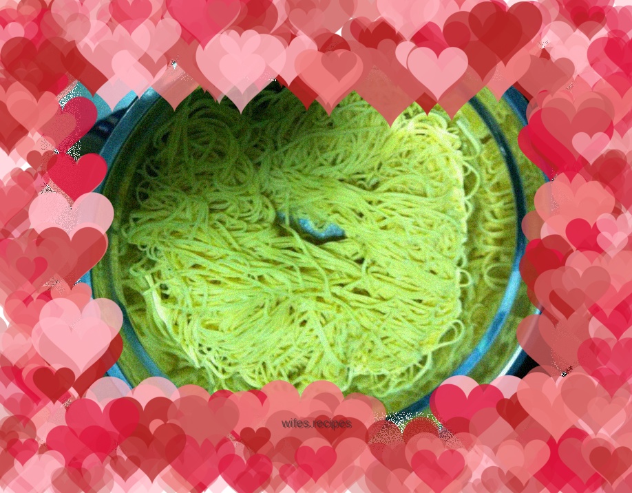 Homemade egg noodles