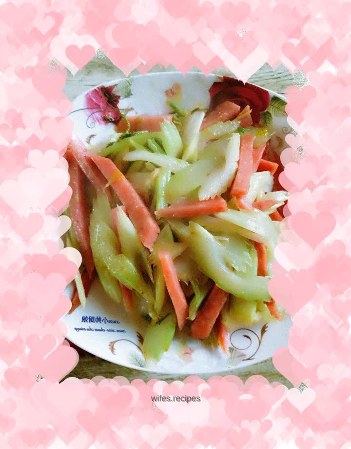 [Northeast] Stir-fried sausages with celery