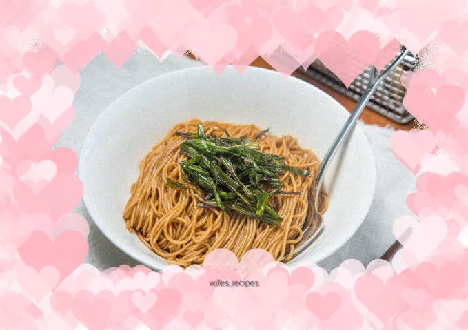 Delicious and easy-to-make scallion oil noodles, saving time and effort