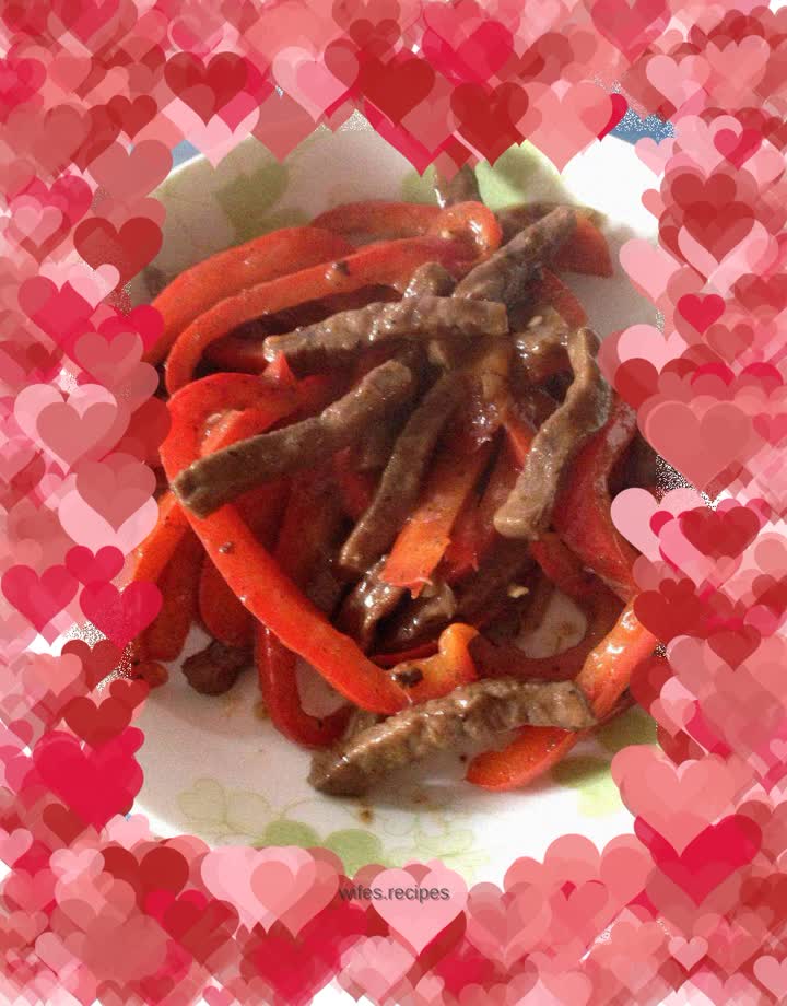 Black pepper beef fillet