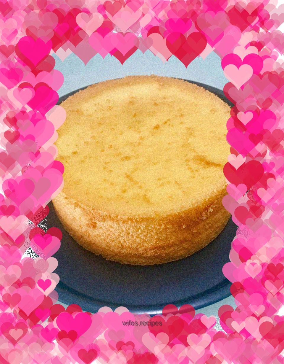 Six-inch chiffon cake