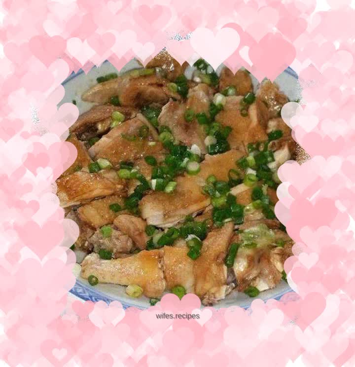 Scallion oil chicken