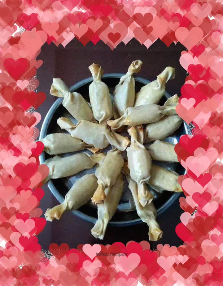 Wonton wrapper candy