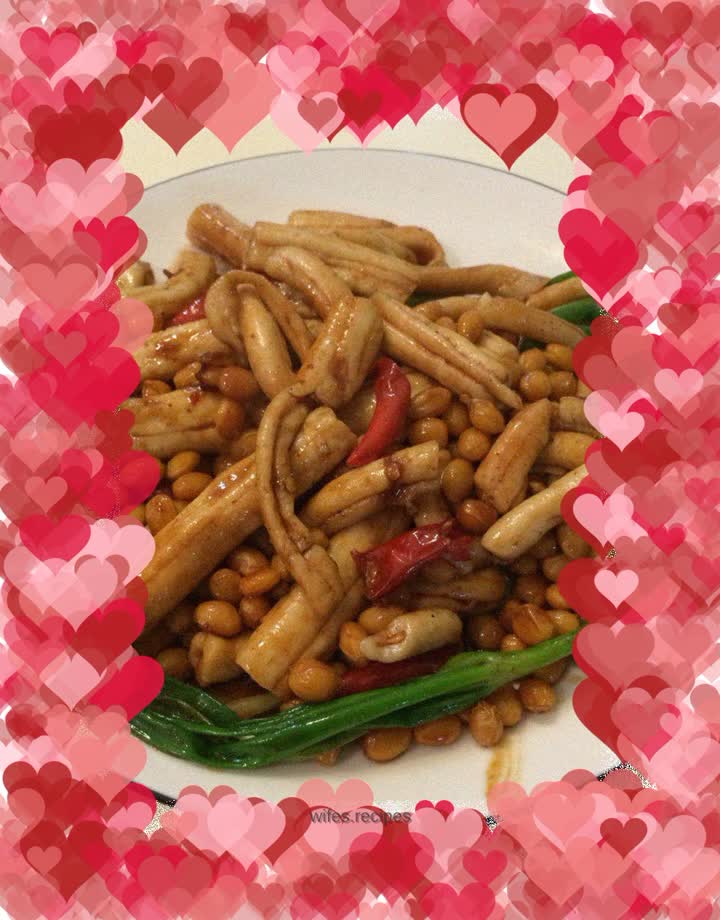 Beef bone marrow, soybeans and roasted garlic