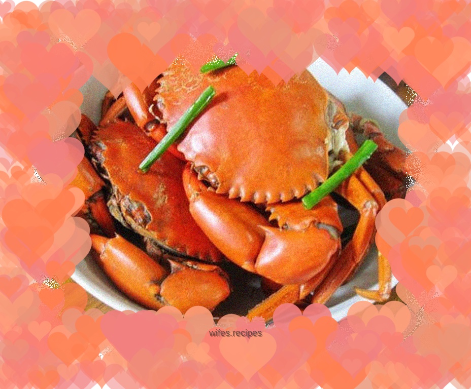 Boiled Blue Crab
