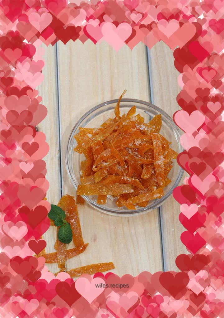 Candied orange peel