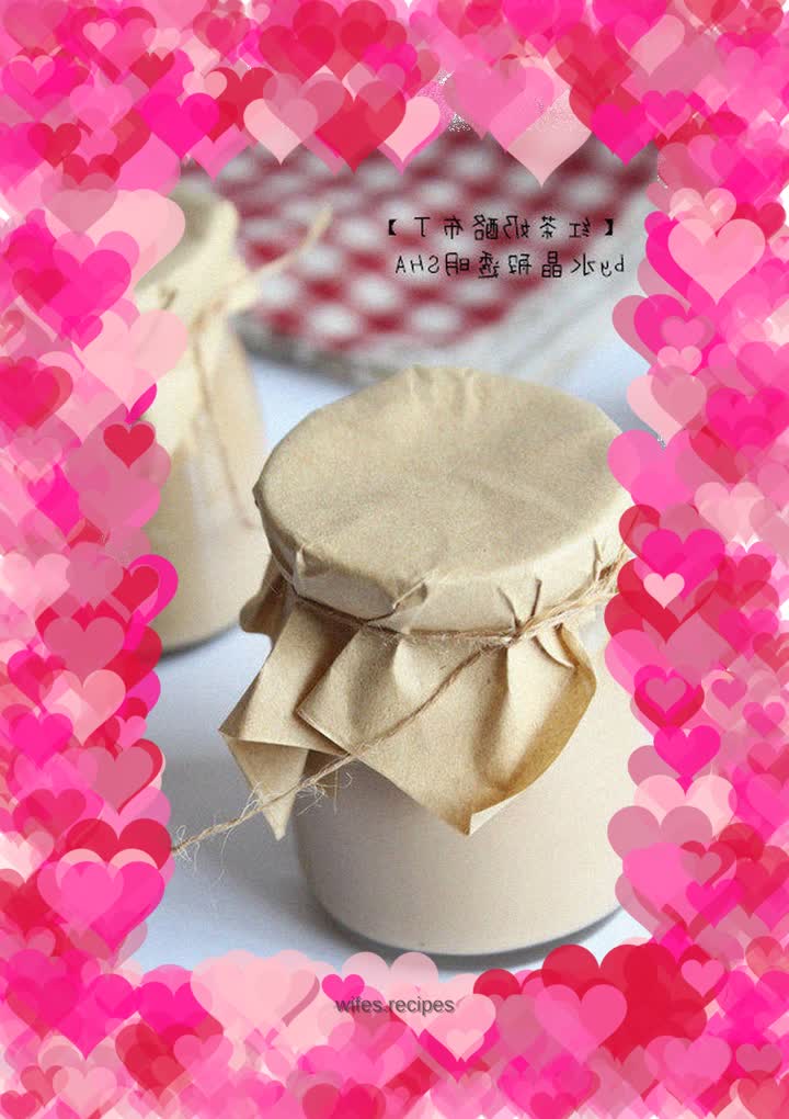 Black tea cheese pudding