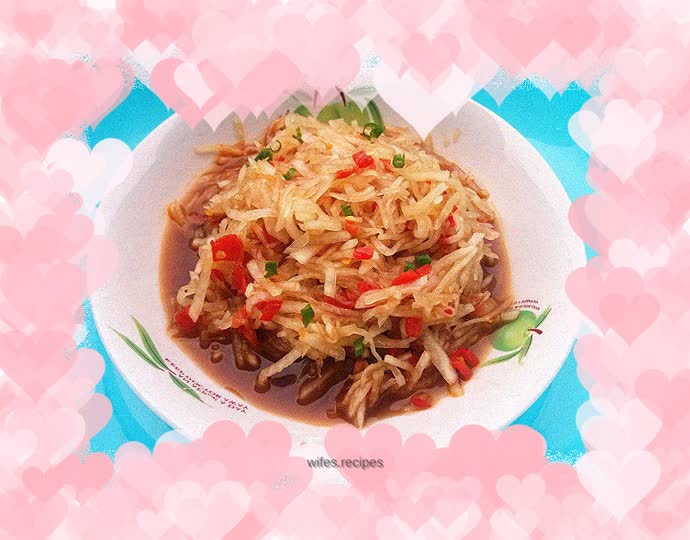 Pickled radish shreds