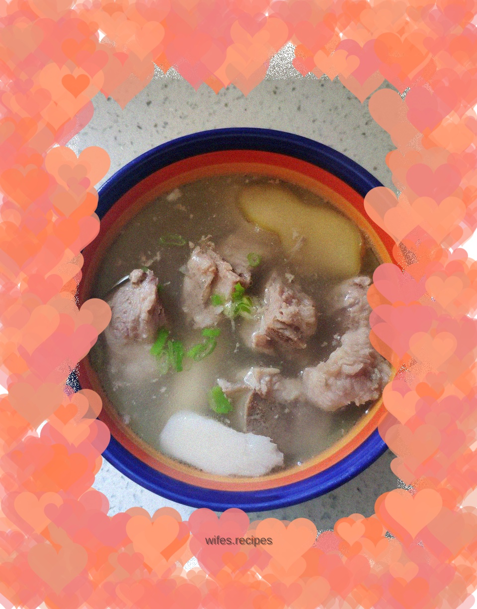 Yam bone soup