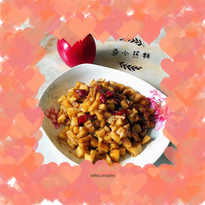 Sweet and sour lotus root with ginger juice