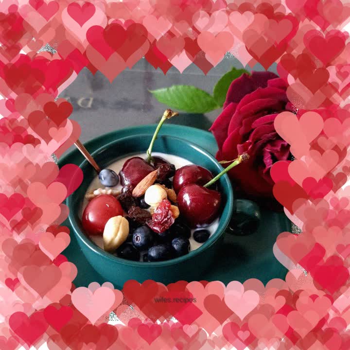 Cherry Blueberry Yogurt Bowl