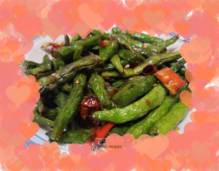 Stir-fried green beans