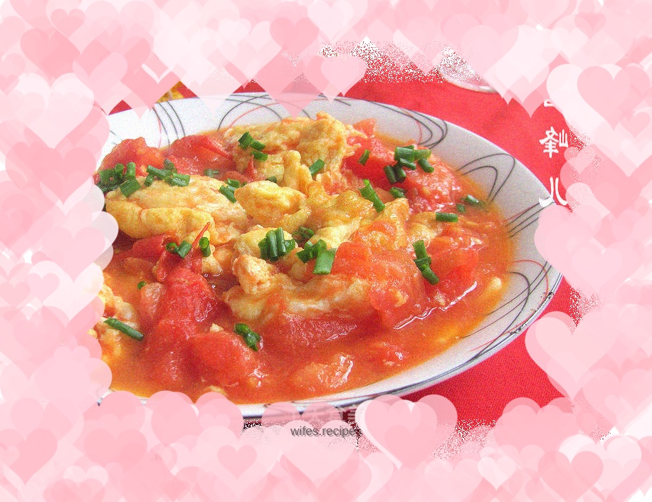 Simple home-cooked dishes----scrambled eggs with tomatoes