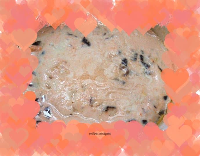 Steamed Egg with Mushroom and Minced Pork